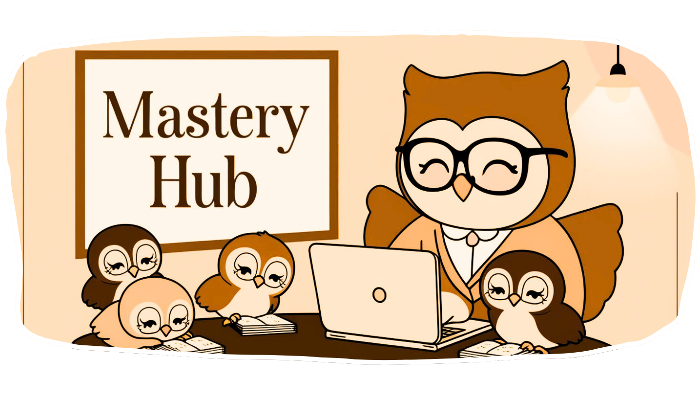 Mastery Hub - Interactive online learning with owl teachers and students